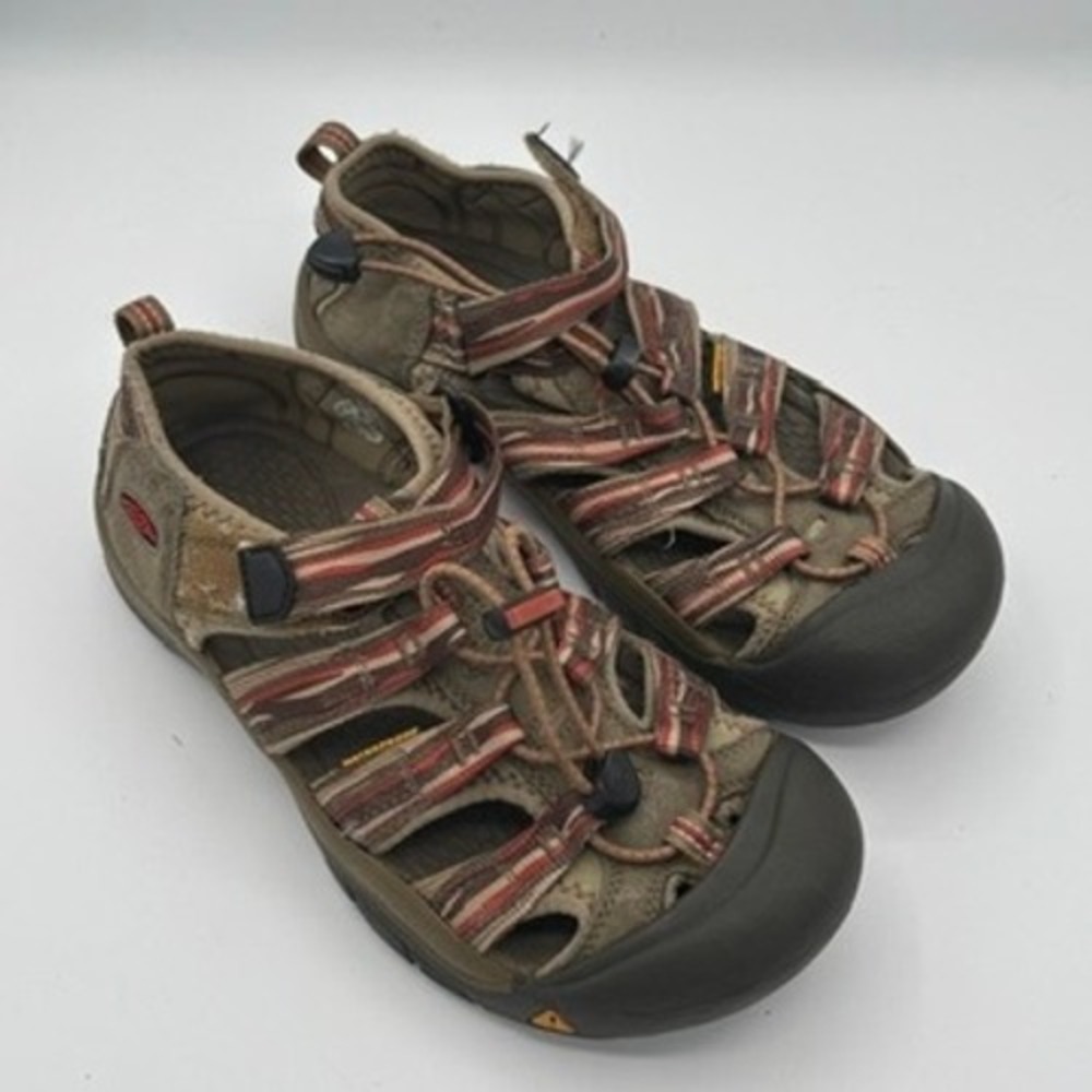 KEEN Venice H2 Sandals Women Sz 8 Brown Red Waterproof Hiking Gorpcore